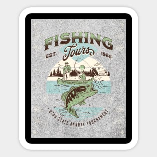 Fishing Tours - Outdoor Scenery - Utah State Annual Tournament Sticker